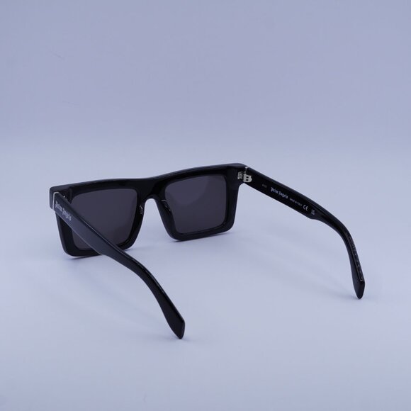 Palm Angels PERI109 NAPA 1007 Sunglasses Black Square Frame, Grey Lenses - Picture 5 of 9